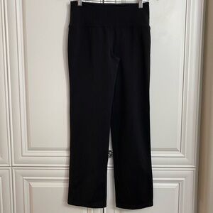 Tuff Athletics Size Small Black Wide Leg Yoga Pants Casual Sports Sporty Comfort